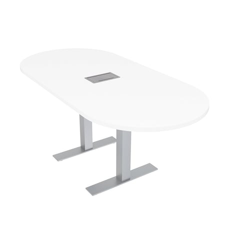 Skutchi Designs 33.5 in W, 69.5 in L, 29 in H, Engineered Wood Top, White HAR-RAC-34X70-T-ELEC-XD09